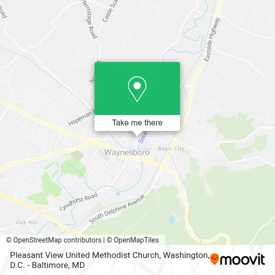 Pleasant View United Methodist Church map