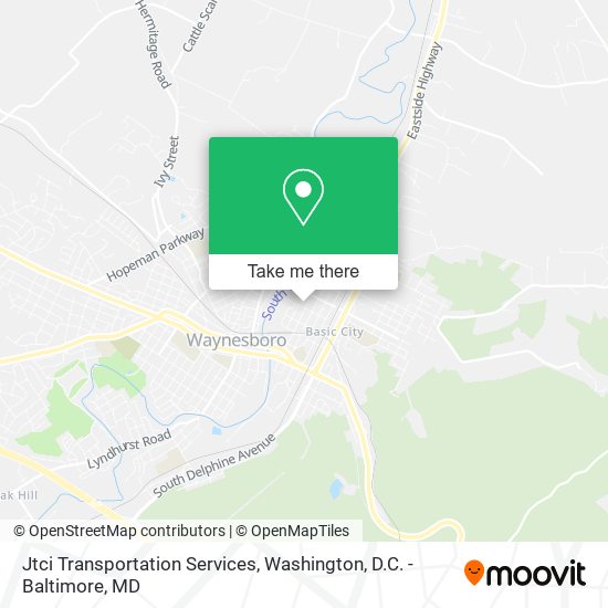 Jtci Transportation Services map
