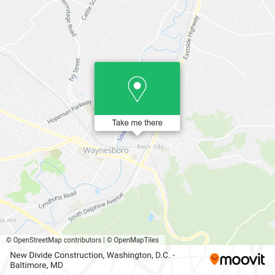 New Divide Construction map