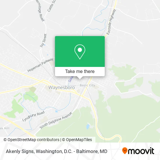 Akenly Signs map