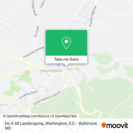 Do It All Landscaping map