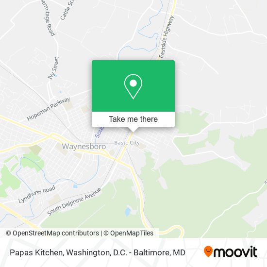 Mapa de Papas Kitchen