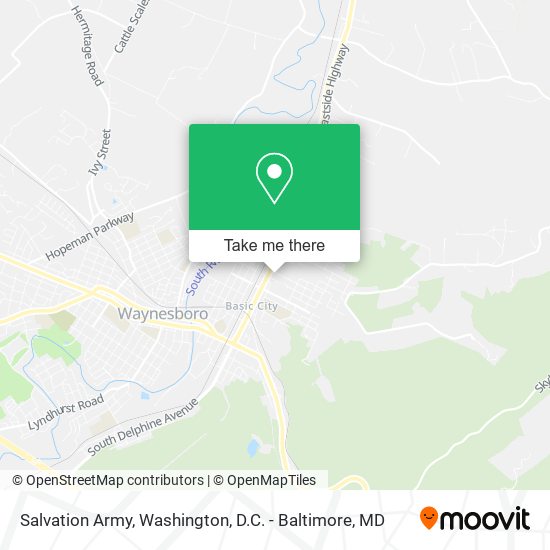 Mapa de Salvation Army