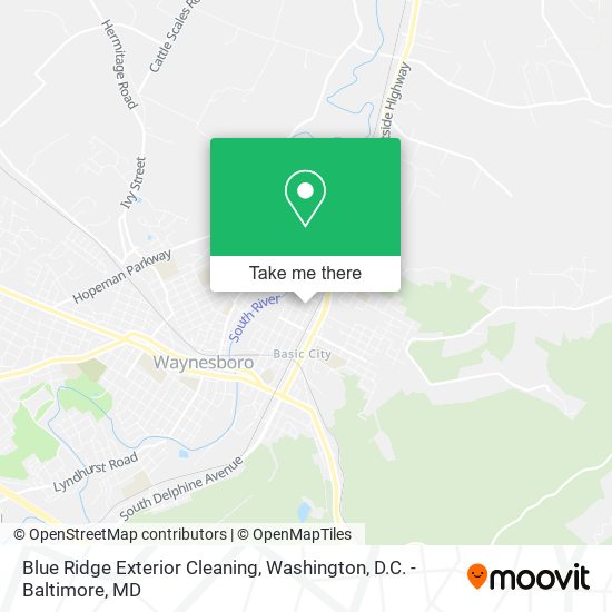 Blue Ridge Exterior Cleaning map