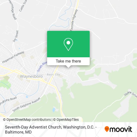 Seventh-Day Adventist Church map