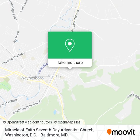 Mapa de Miracle of Faith Seventh-Day Adventist Church