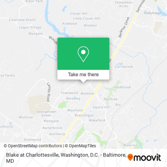 Mapa de Blake at Charlottesville
