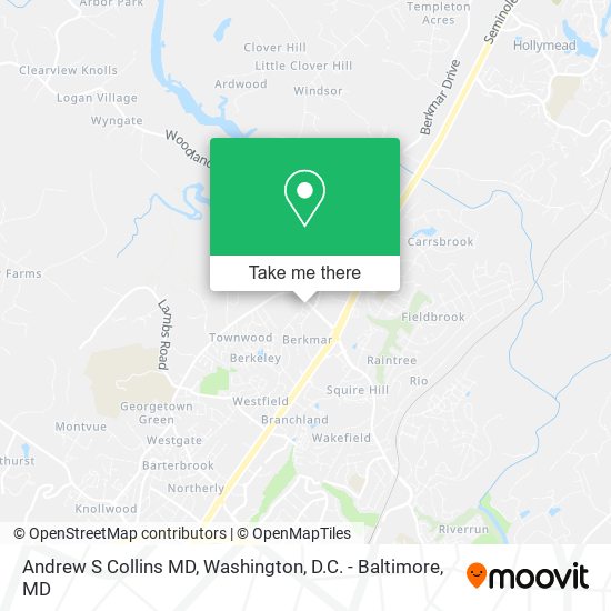 Andrew S Collins MD map