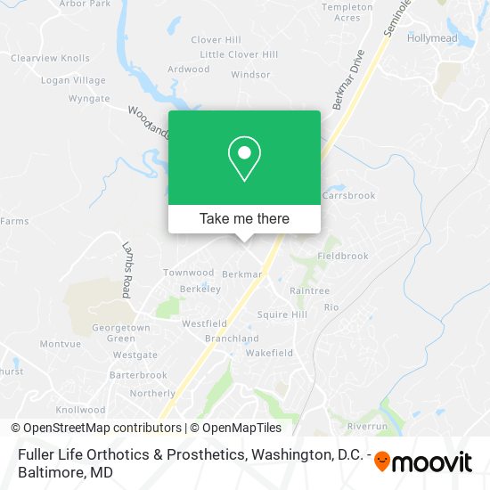 Fuller Life Orthotics & Prosthetics map