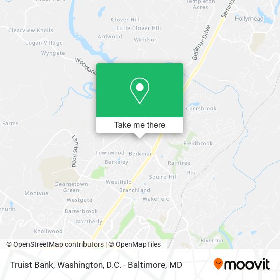 Mapa de Truist Bank