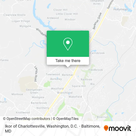 Ikor of Charlottesville map