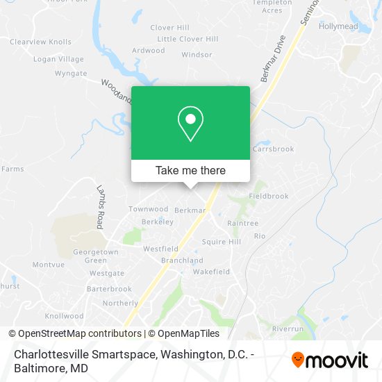 Charlottesville Smartspace map