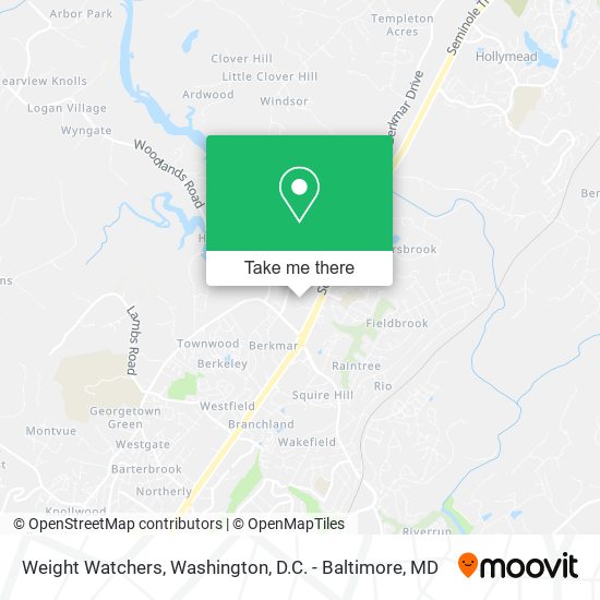 Weight Watchers map