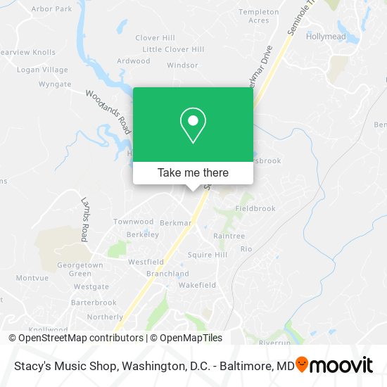 Stacy's Music Shop map