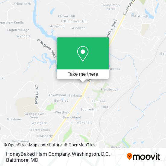 HoneyBaked Ham Company map