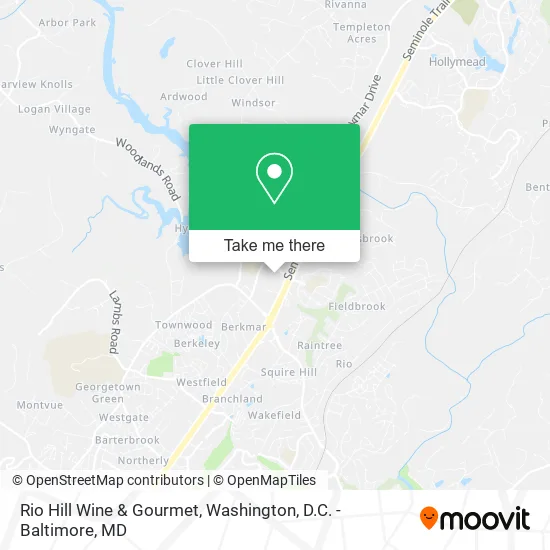 Rio Hill Wine & Gourmet map