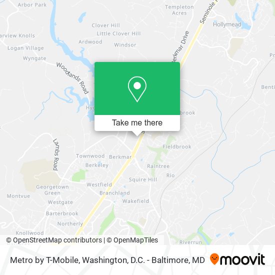 Metro by T-Mobile map
