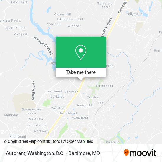 Autorent map