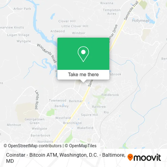 Coinstar - Bitcoin ATM map