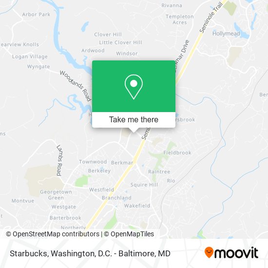 Starbucks map