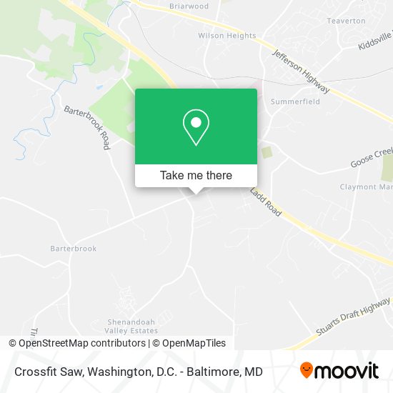 Crossfit Saw map