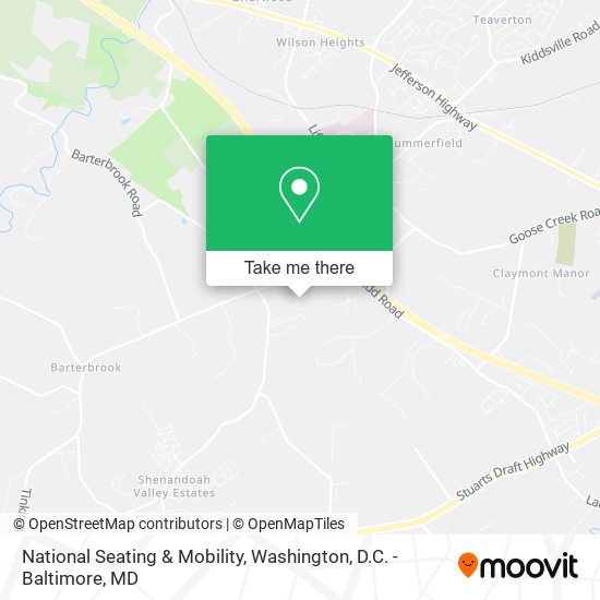 Mapa de National Seating & Mobility