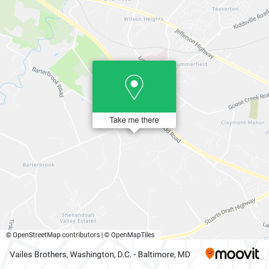 Vailes Brothers map