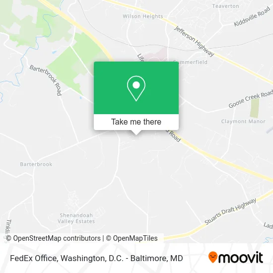 FedEx Office map