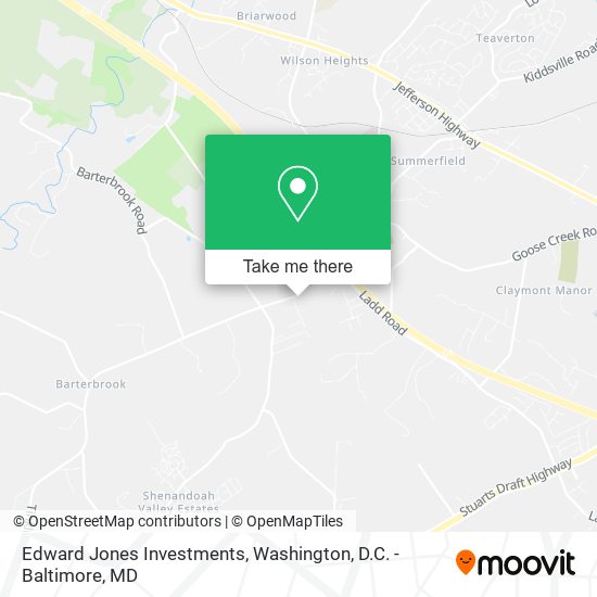 Edward Jones Investments map
