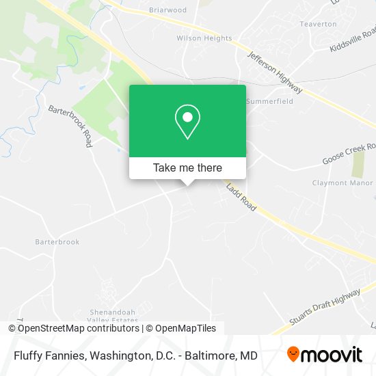 Fluffy Fannies map