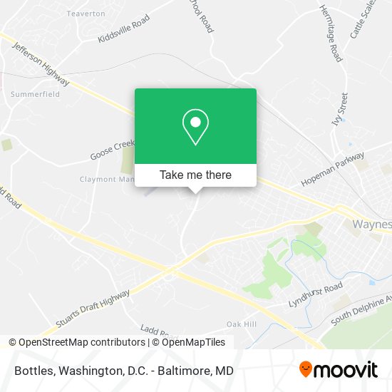 Bottles map