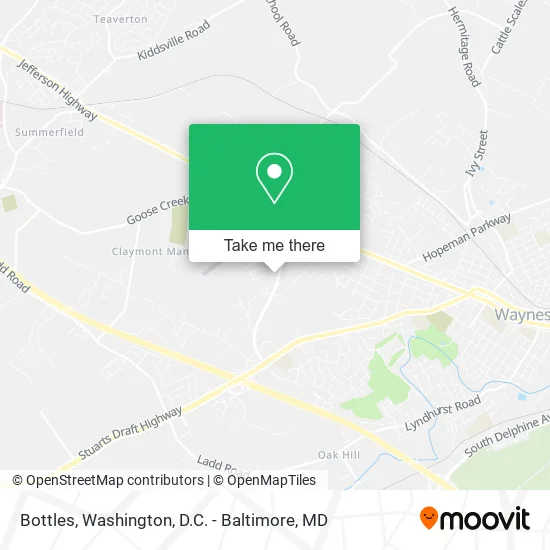 Bottles map