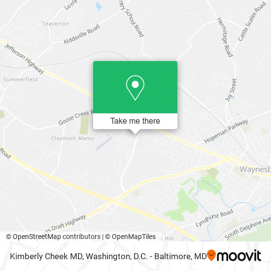 Kimberly Cheek MD map