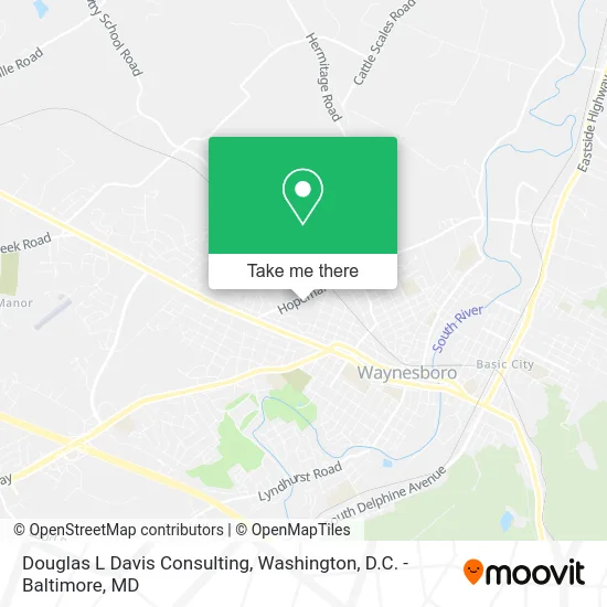 Douglas L Davis Consulting map