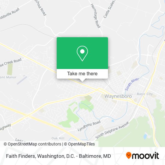 Faith Finders map