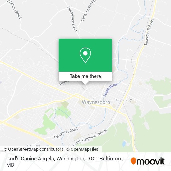 God's Canine Angels map