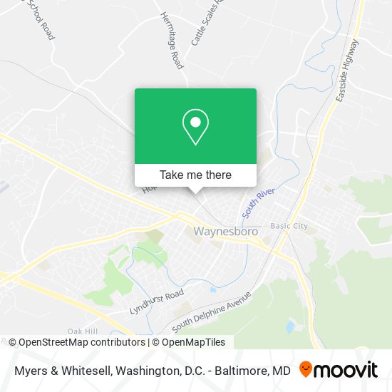 Mapa de Myers & Whitesell