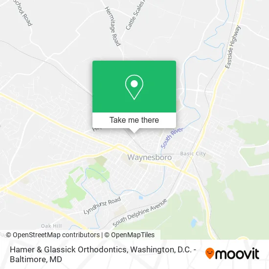 Hamer & Glassick Orthodontics map