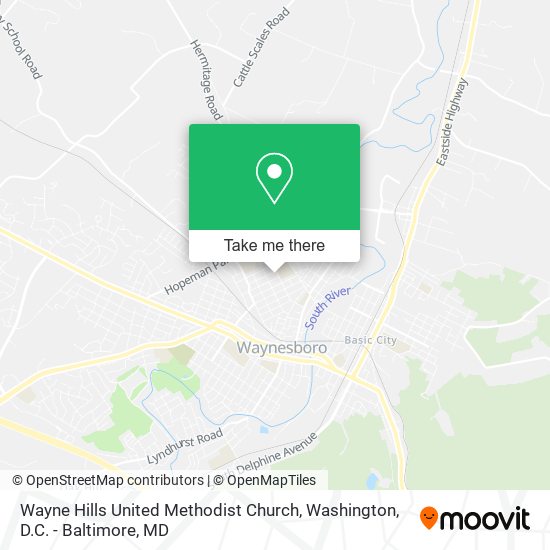 Wayne Hills United Methodist Church map