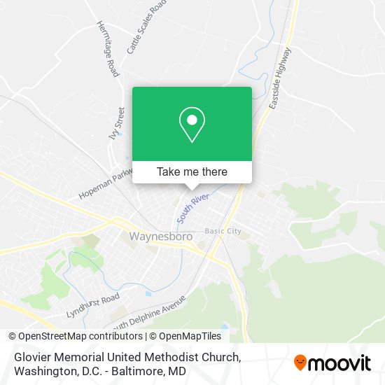 Mapa de Glovier Memorial United Methodist Church