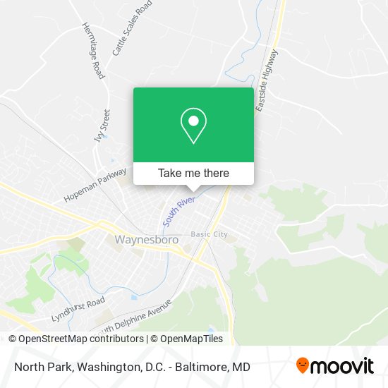 Mapa de North Park