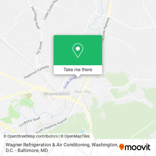Wagner Refrigeration & Air Conditoning map