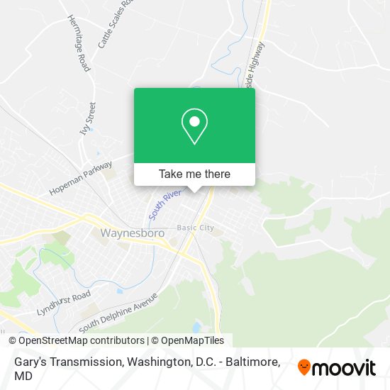 Mapa de Gary's Transmission