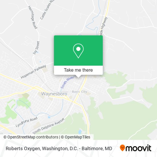 Roberts Oxygen map