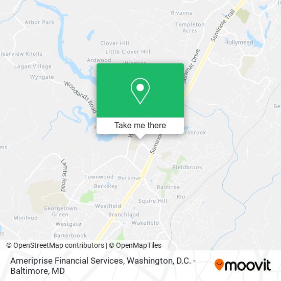 Ameriprise Financial Services map