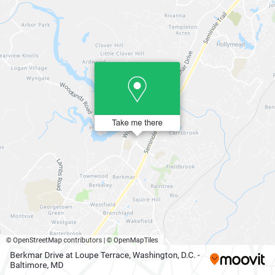 Mapa de Berkmar Drive at Loupe Terrace