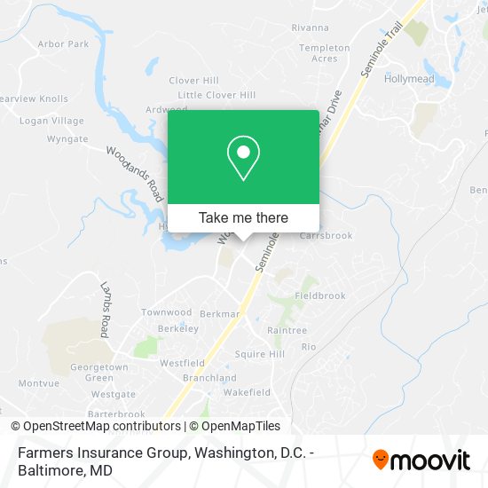 Farmers Insurance Group map