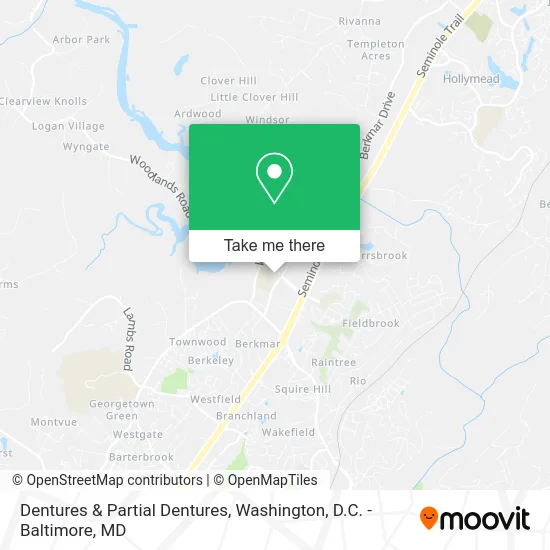 Dentures & Partial Dentures map