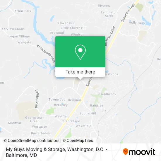 My Guys Moving & Storage map