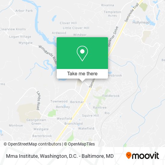 Mma Institute map